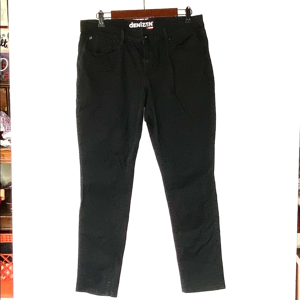 DENIZEN LEVI'S BLACK JEANS SIZE 14